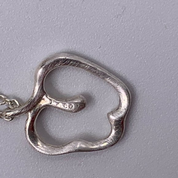Authentic Tiffany & Co Silver Apple Necklace - Picture 9 of 14